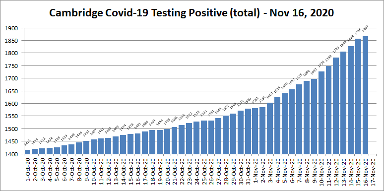 Covid19 cases - Nov 16, 2020