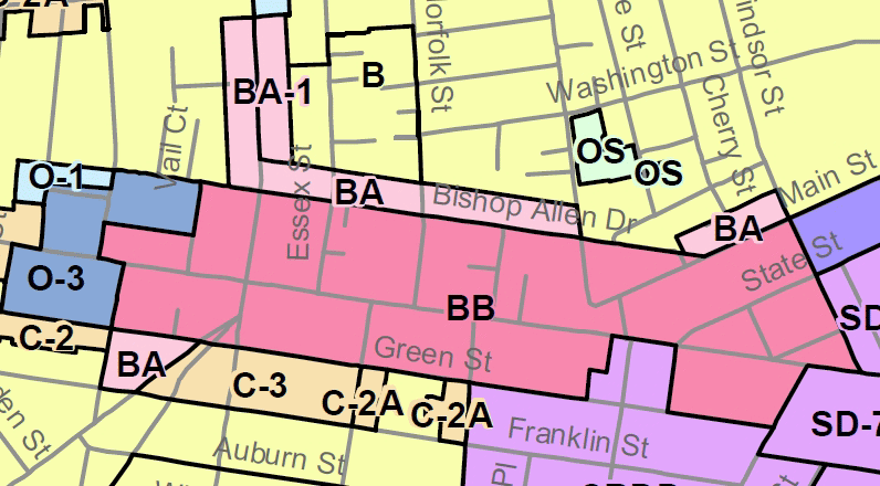 Central Square Zoning Districts