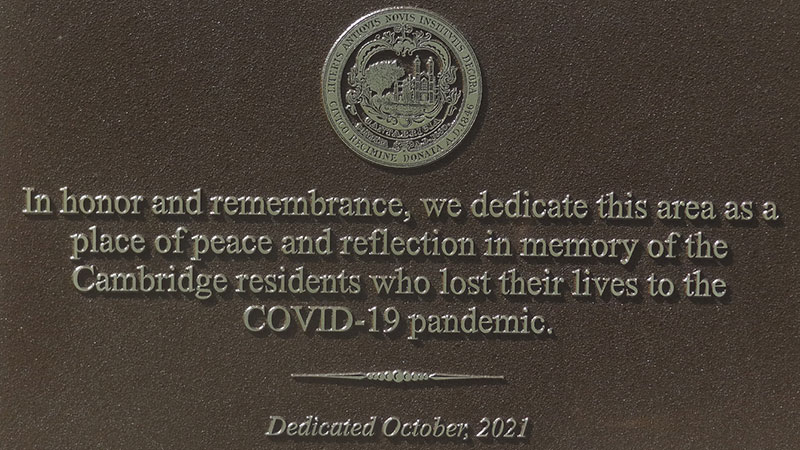 Covid Memorial Plaque