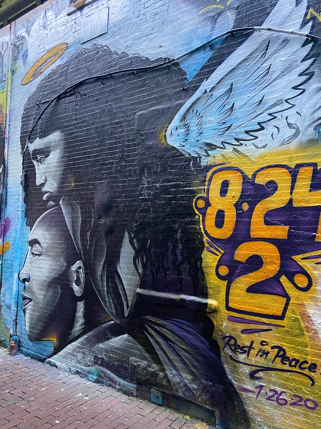 Kobe Brtyant Remembered - Graffiti Alley