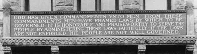 City Hall Inscription - Frederick Hastings Rindge