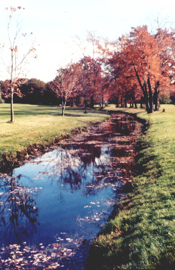 Middlesex Canal through Lowell golf course