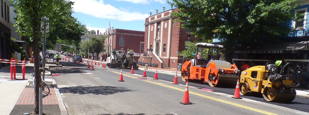 Broadway steamroller