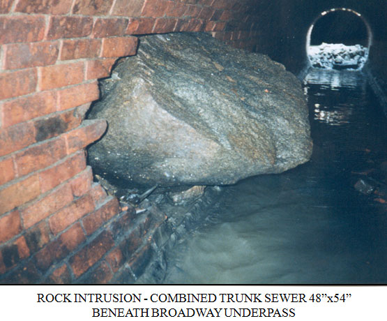 Rock intrusion